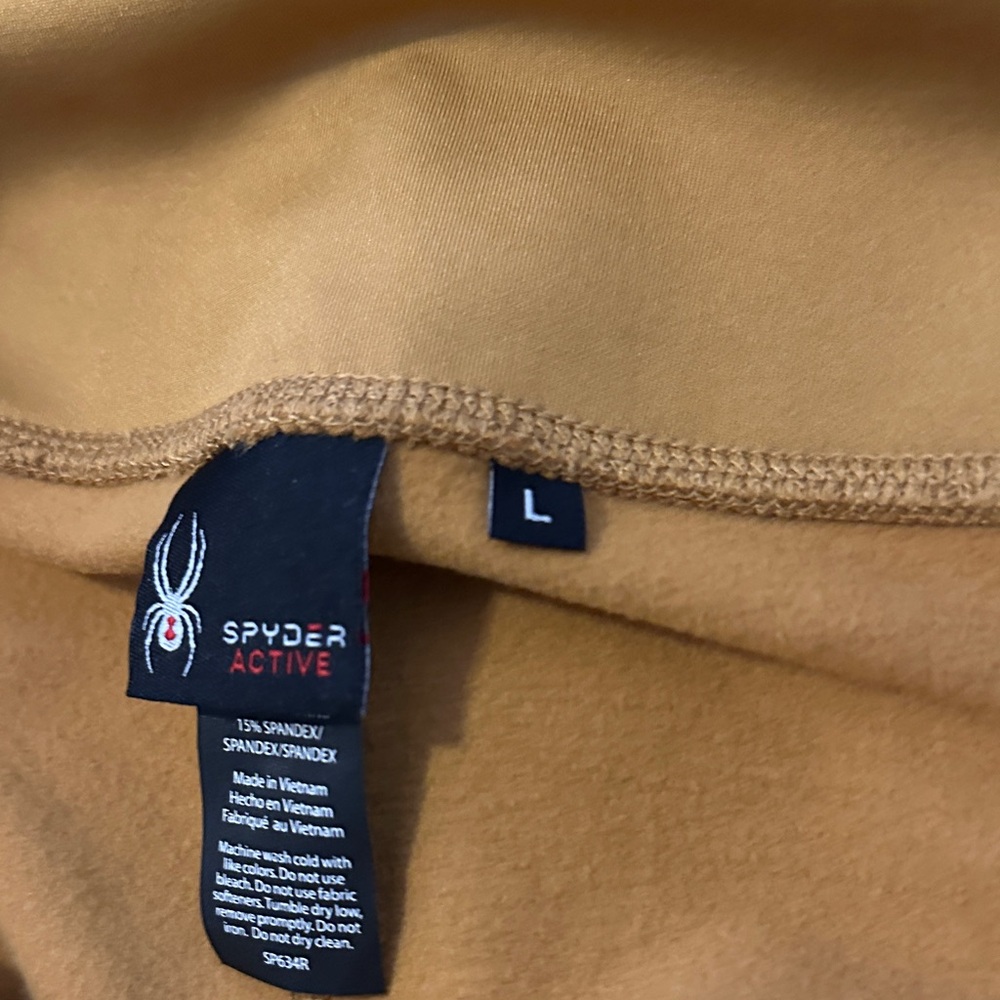 Spyder Dijon Mustard color women’s Leggings - Picture 3 of 6